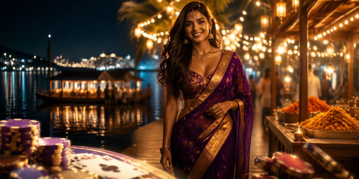 Evening Andar Bahar play in Kerala with lively market atmosphere